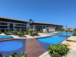 Flat Extraordinário Beira Mar em Porto de Galinhas com pé na areia